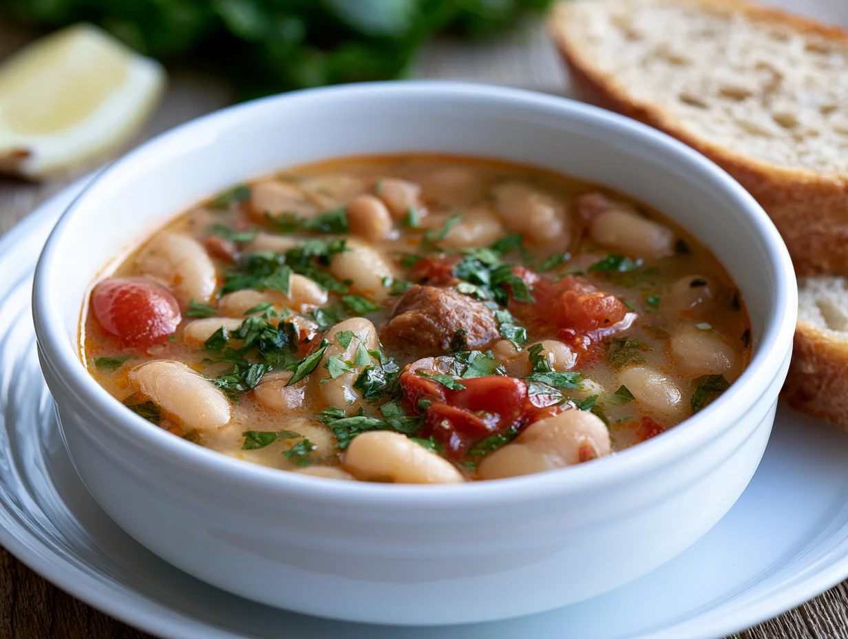Comforting Cuban White Bean Soup Recipe