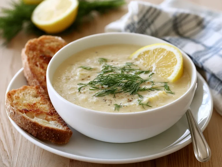 Comforting Lemon Artichoke Soup Recipe