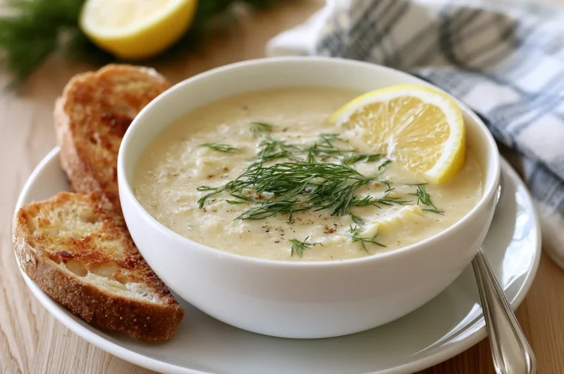 Comforting Lemon Artichoke Soup Recipe