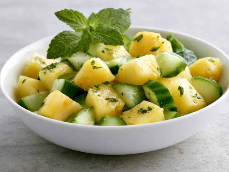 Cool Pineapple Cucumber Salad Recipe