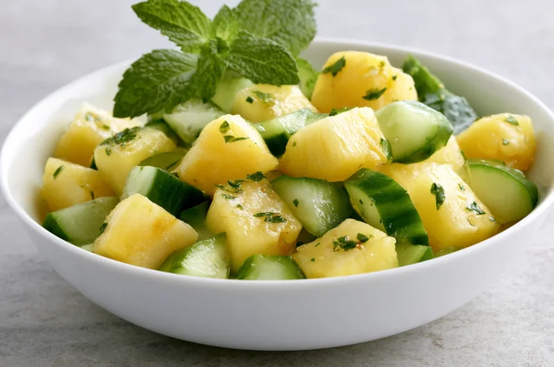 Cool Pineapple Cucumber Salad Recipe