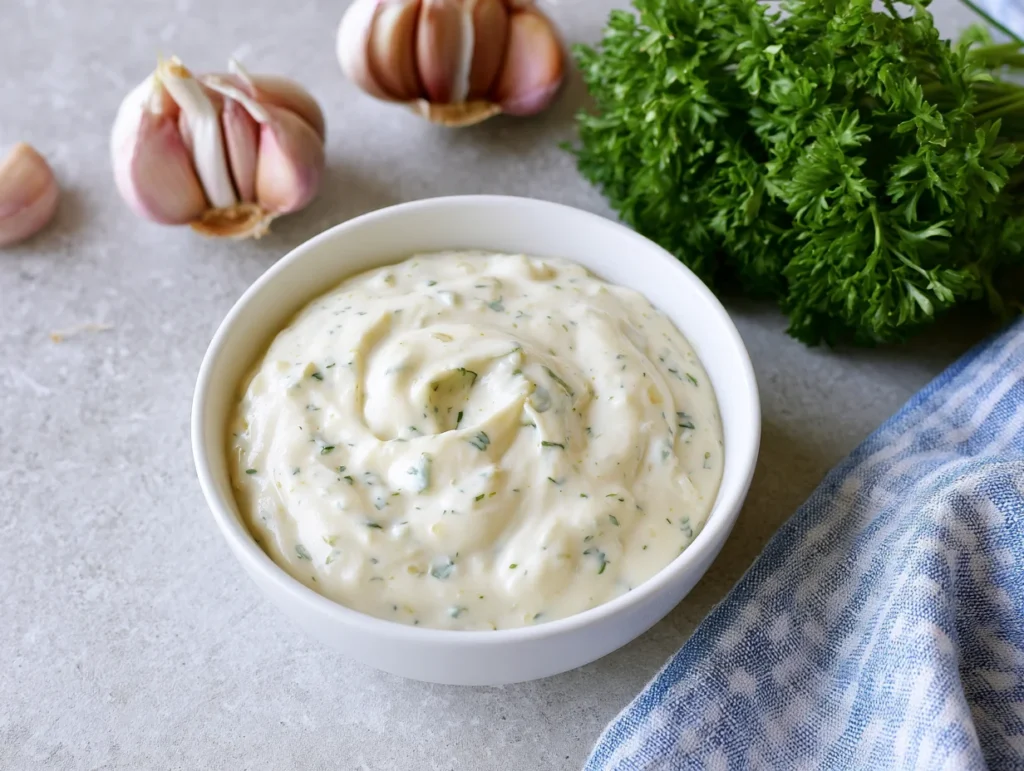 Creamy Garlic Sauce Recipe
