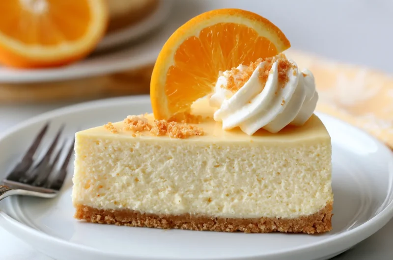 Creamy Orange Creamsicle Cheesecake Recipe