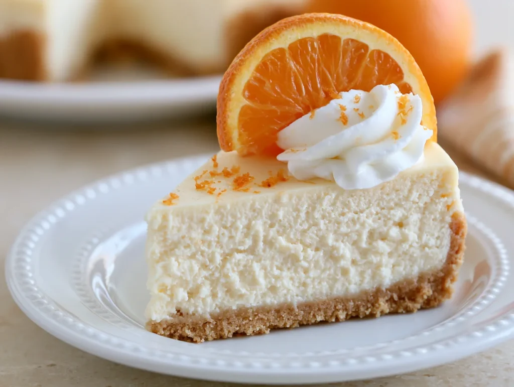 Creamy Orange Creamsicle Cheesecake Recipe