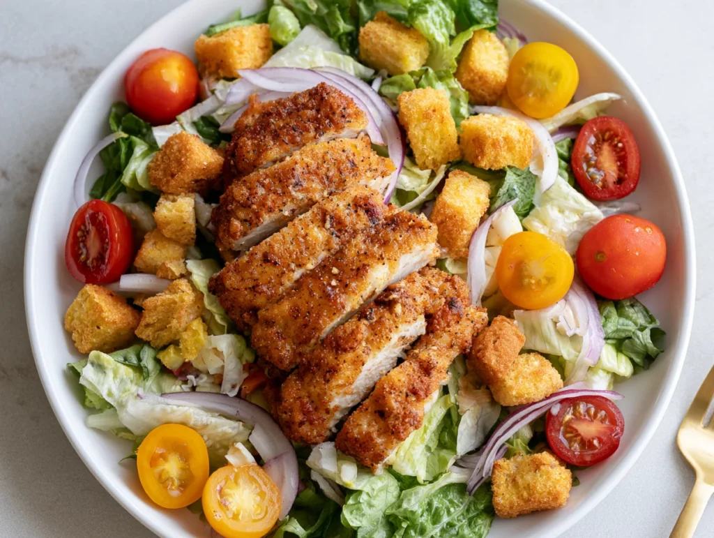Crisp Hot Honey Chicken Salad Recipe