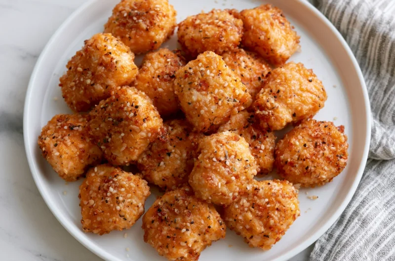 Crispy Bang Bang Salmon Bites Recipe