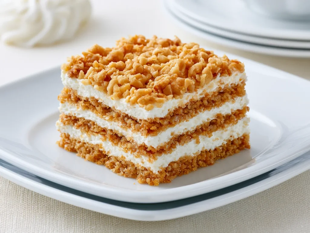 Crunchy Praline Crunch Dessert Recipe