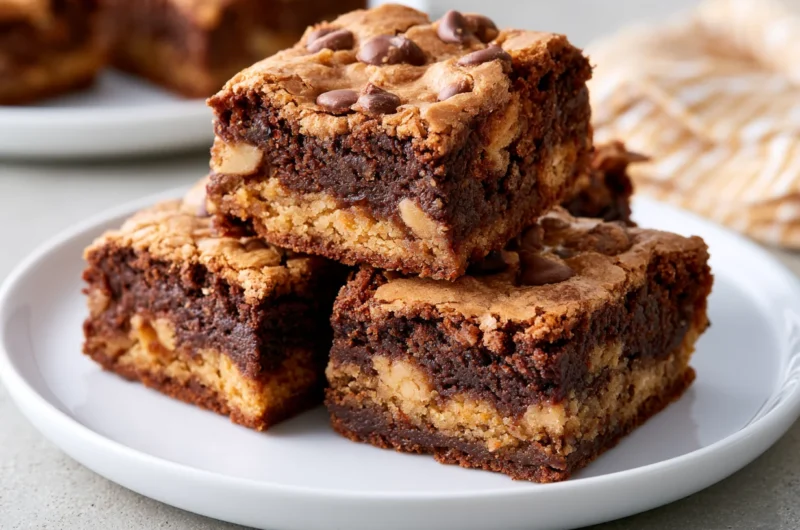 Decadent Fudgy Chewy Brookies Recipe