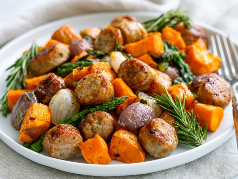Easy Sausage Sweet Potato Sheet Pan Recipe