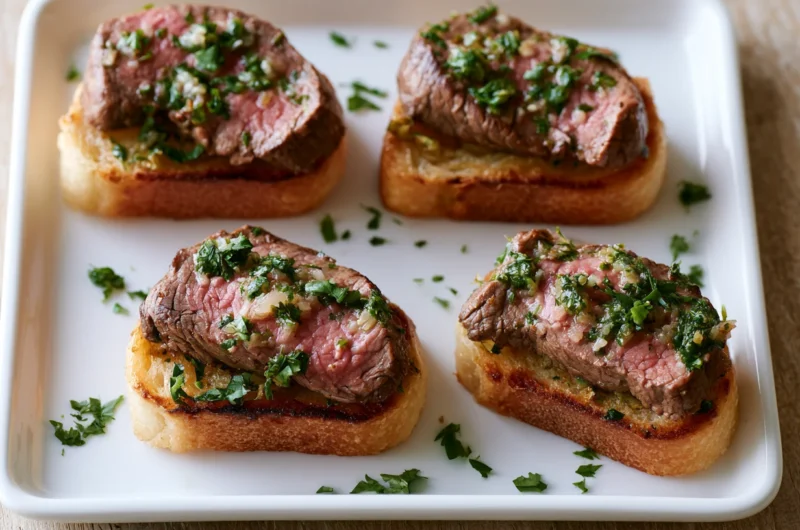Elegant Beef Tenderloin Crostini Recipe