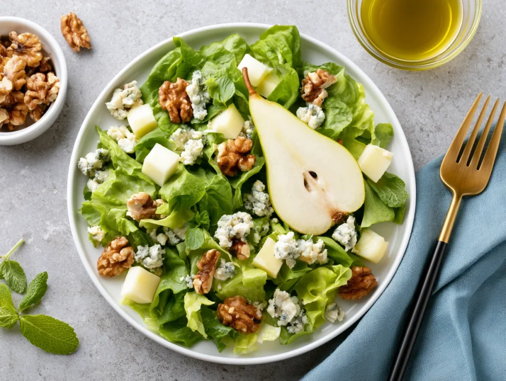 Elegant Pear Salad with Balsamic Vinaigrette Recipe