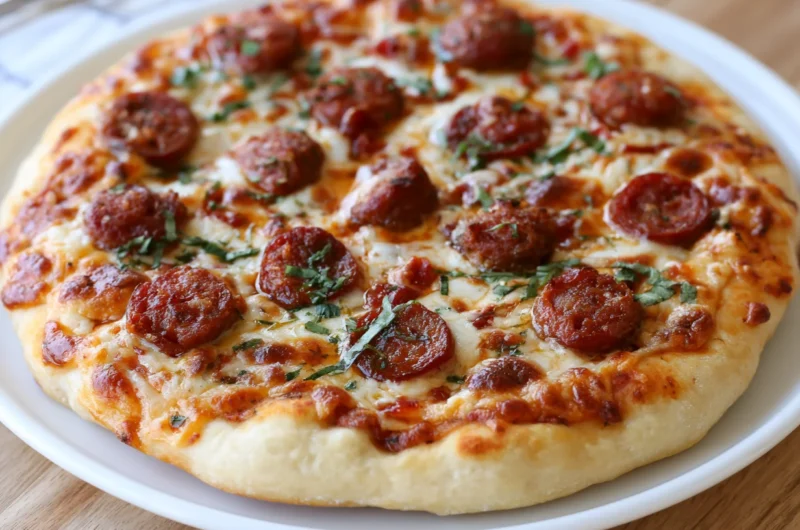Fiery Spicy Chorizo Pizza Recipe