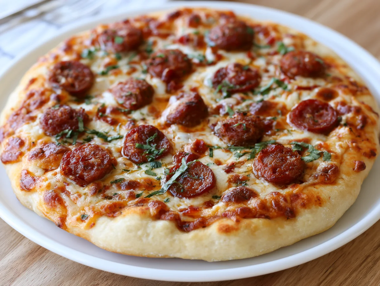 Fiery Spicy Chorizo Pizza Recipe