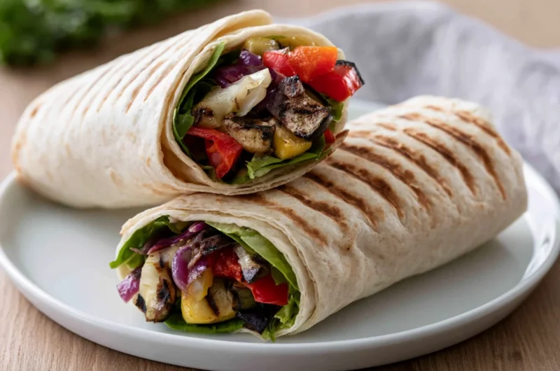 Fresh Grilled Veggie Wraps Recipe