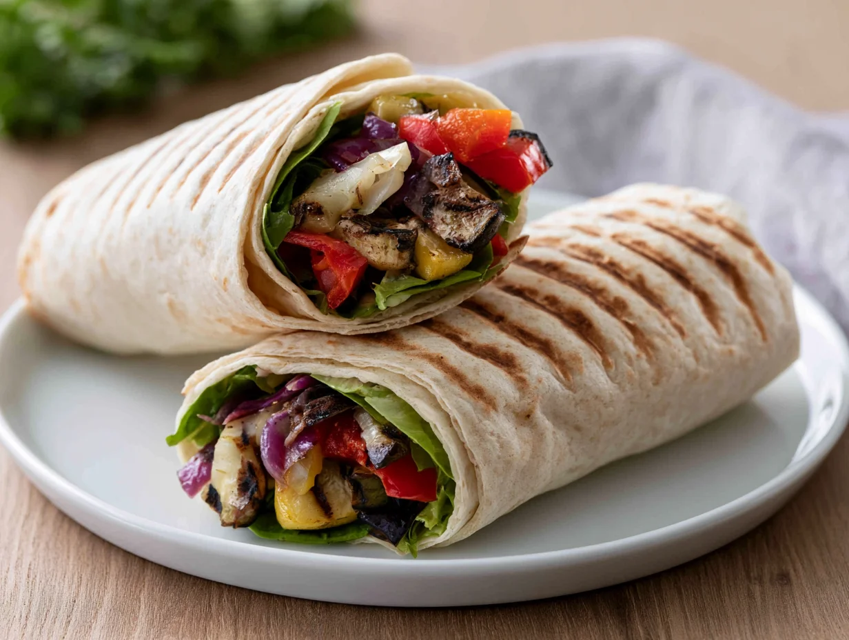 Fresh Grilled Veggie Wraps Recipe