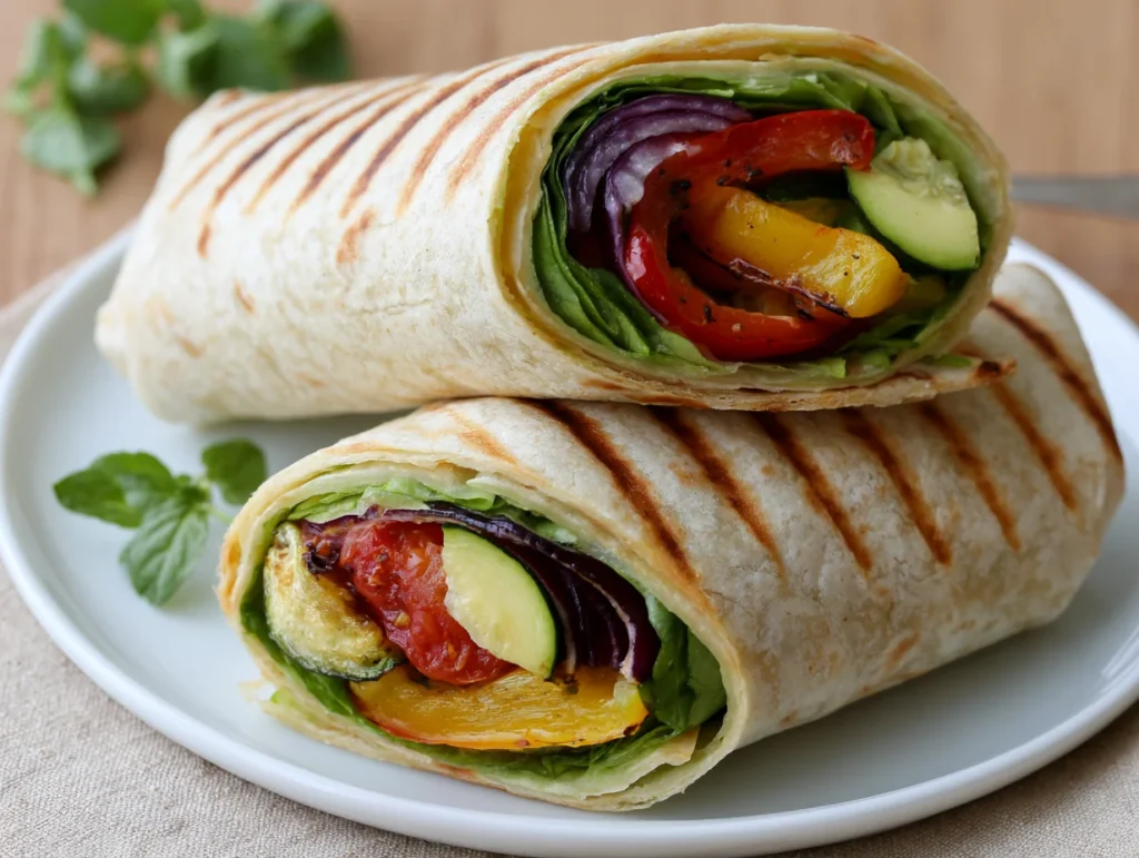 Fresh Grilled Veggie Wraps Recipe