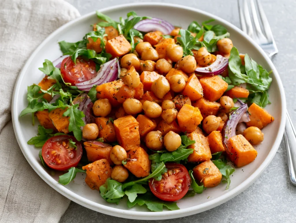Fresh Sweet Potato Chickpea Salad Recipe