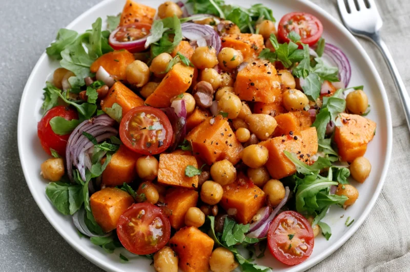 Fresh Sweet Potato Chickpea Salad Recipe