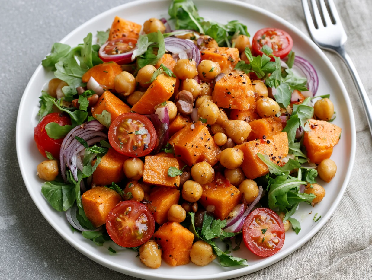 Fresh Sweet Potato Chickpea Salad Recipe