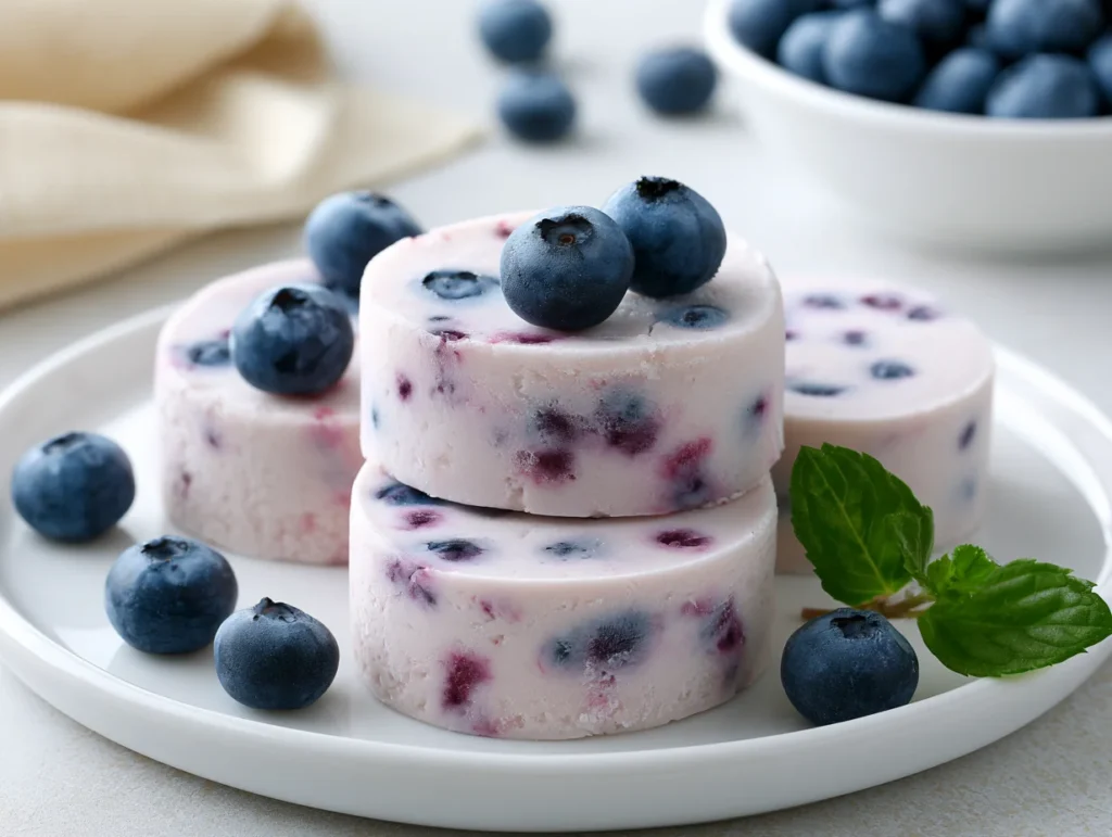 Frozen Blueberry Yogurt Bites Recipe