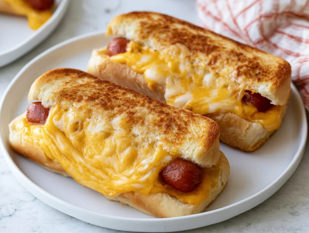 Fun Air Fryer Grilled Cheese Hot Dogs Recipe