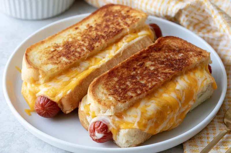Fun Air Fryer Grilled Cheese Hot Dogs Recipe