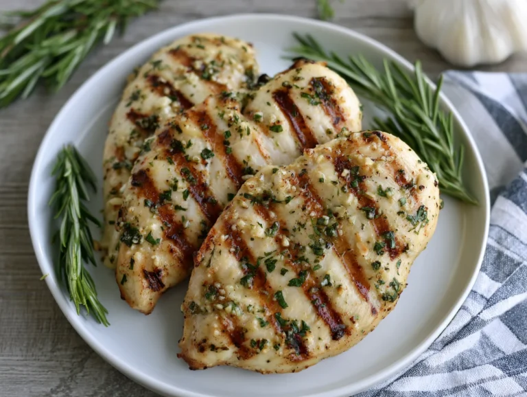 Garlicky Garlic Parmesan Grilled Chicken Recipe