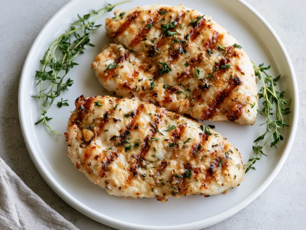 Garlicky Garlic Parmesan Grilled Chicken Recipe