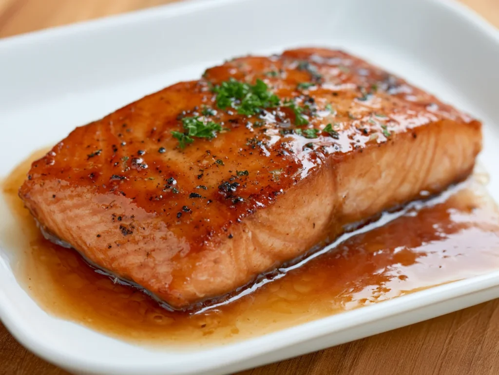 Glazed Brown Sugar Soy Sauce Salmon Recipe