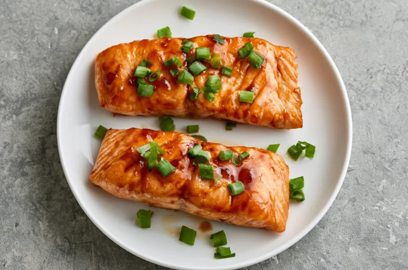 Glazed Brown Sugar Soy Sauce Salmon Recipe