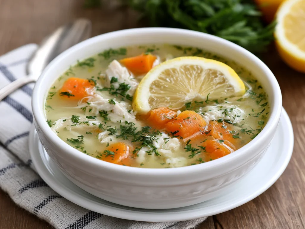 Greek Lemon Chicken Soup Recipe