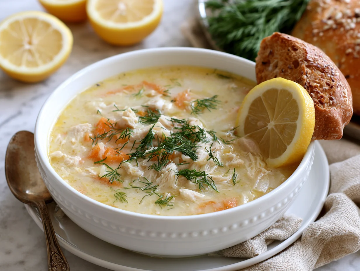 Greek Lemon Chicken Soup Recipe