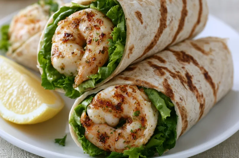 Grilled Shrimp Caesar Wraps Recipe
