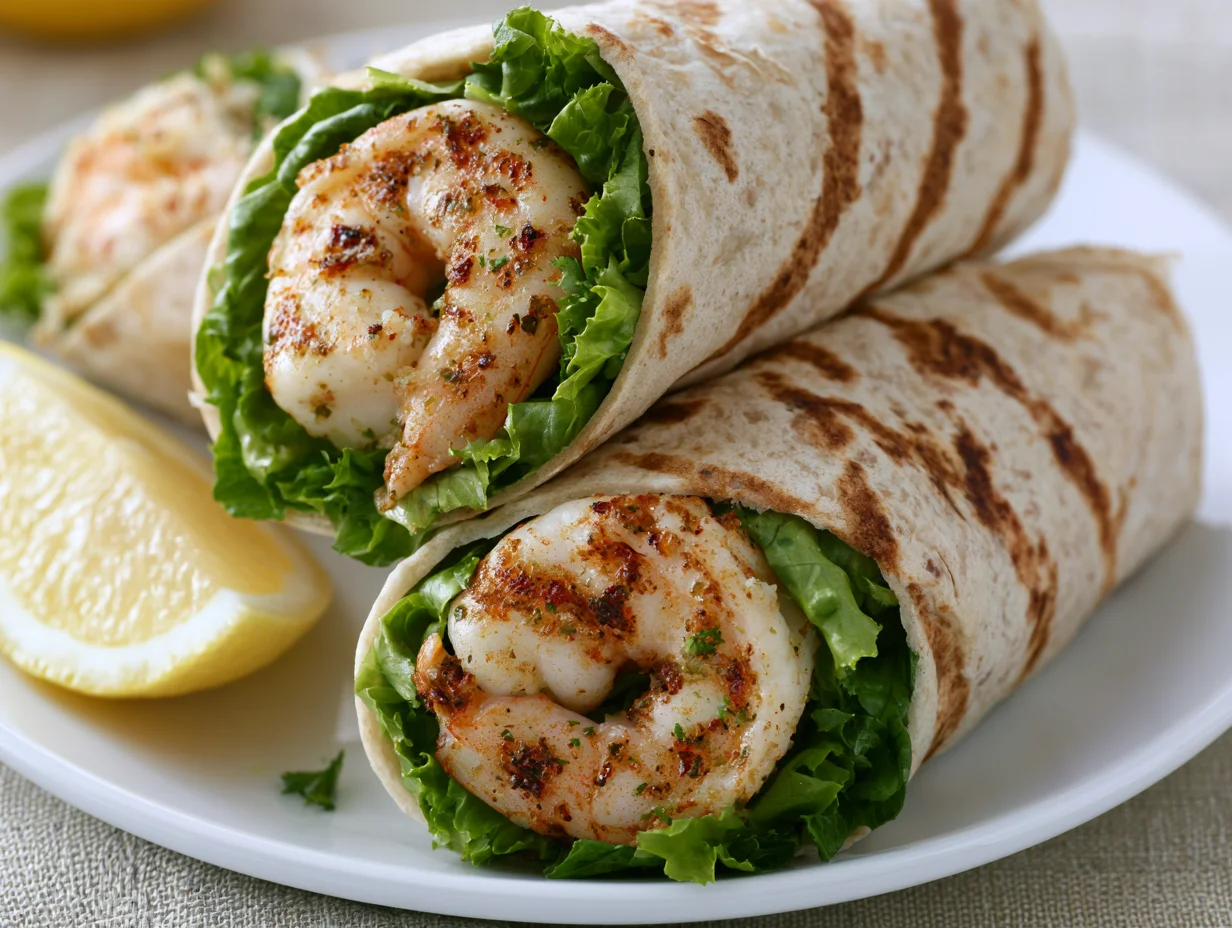 Grilled Shrimp Caesar Wraps Recipe