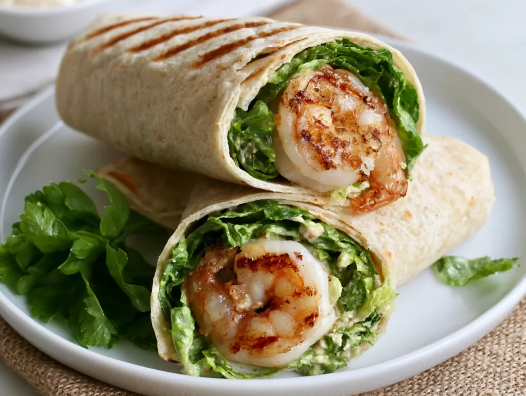 Grilled Shrimp Caesar Wraps Recipe