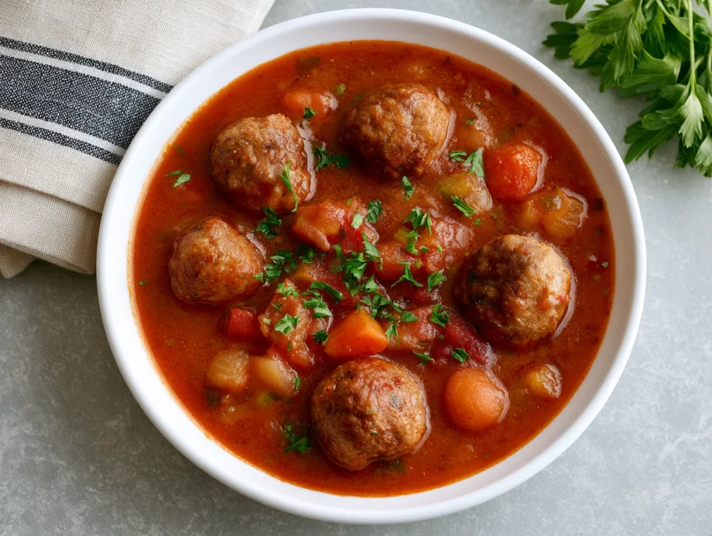 Hearty Cajun Meatball Stew Recipe