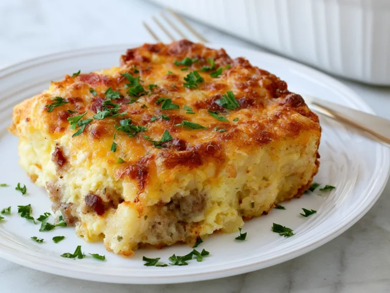 Hearty Tater Tot Sausage Breakfast Casserole Recipe