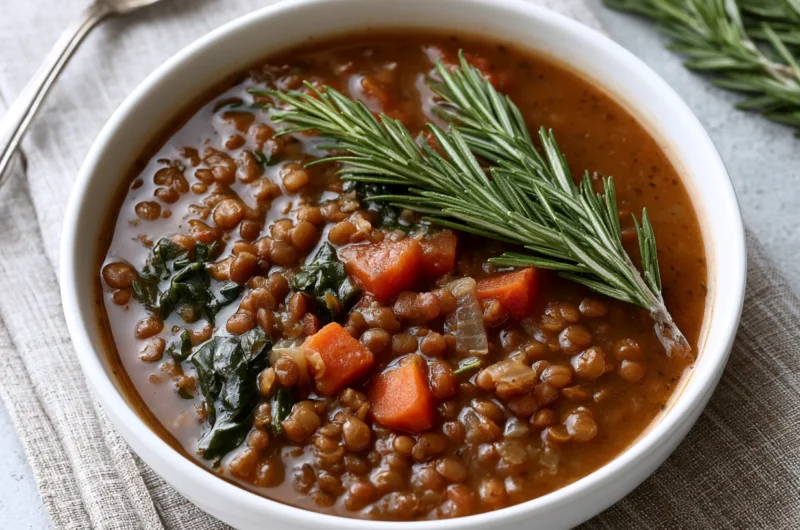 Hearty Vegetarian Lentil Soup Recipe
