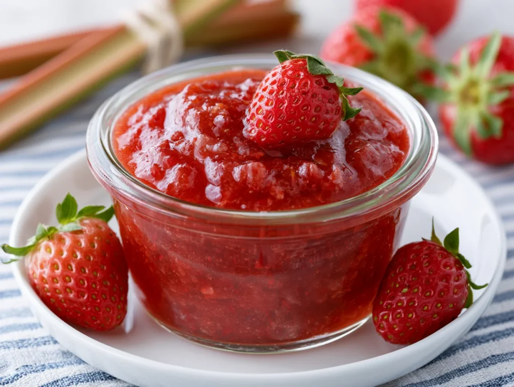 Homemade Strawberry Rhubarb Jam Recipe