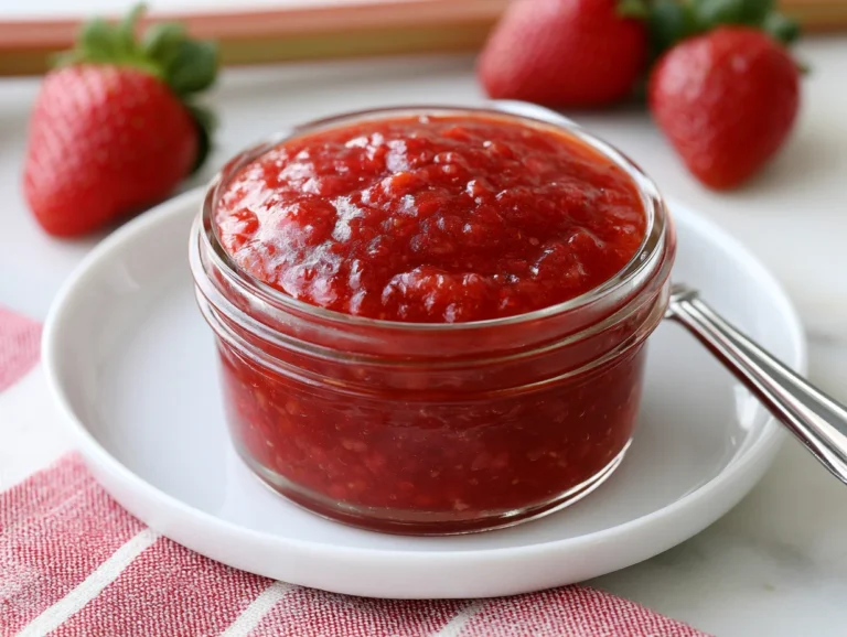 Homemade Strawberry Rhubarb Jam Recipe