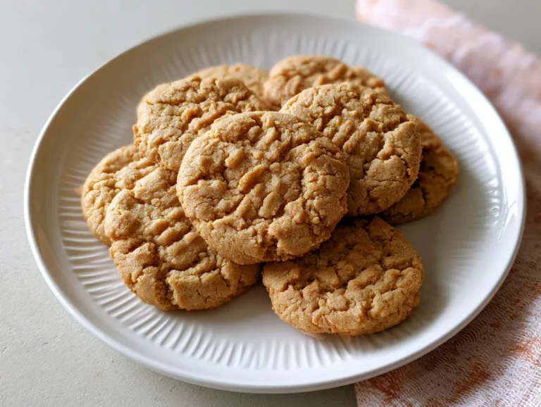 Homestyle Peanut Butter Cookies Recipe