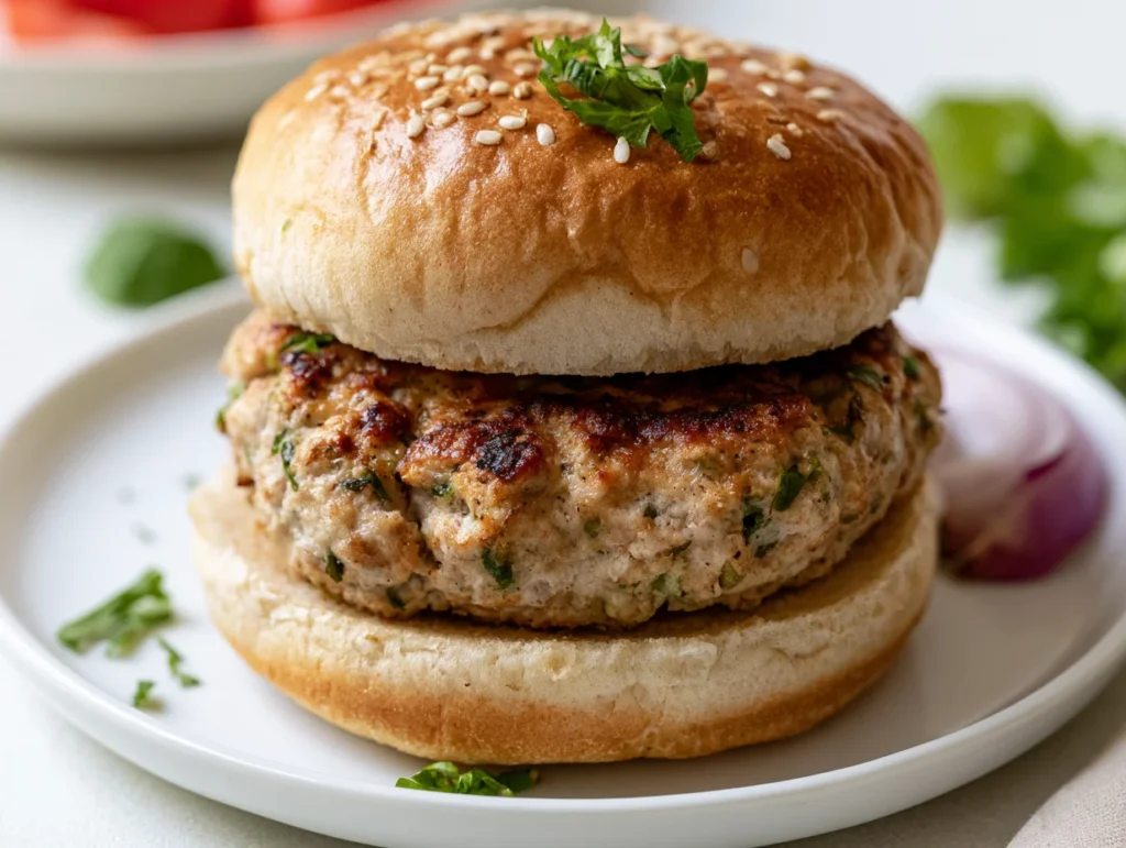 Juicy Ground Turkey Burgers Recipe