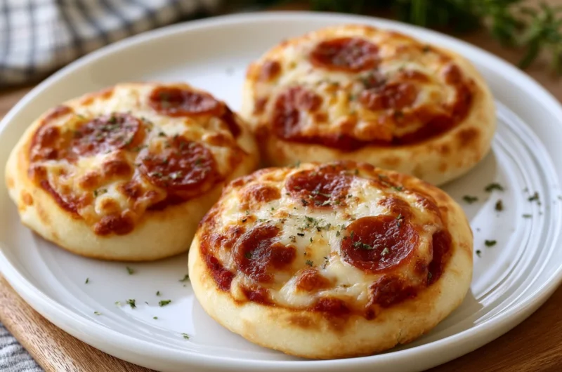 Kid-Friendly Mini Lunchbox Pizzas Recipe