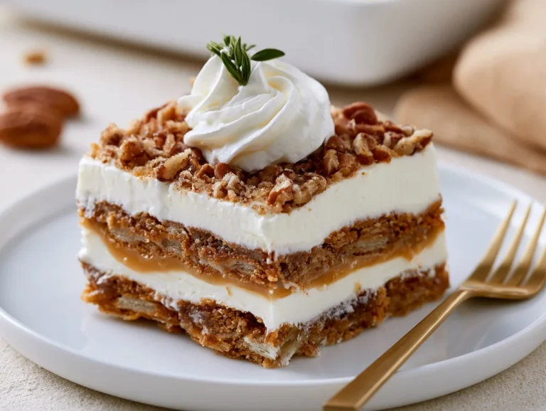 Layered Pecan Pie Lasagna Recipe