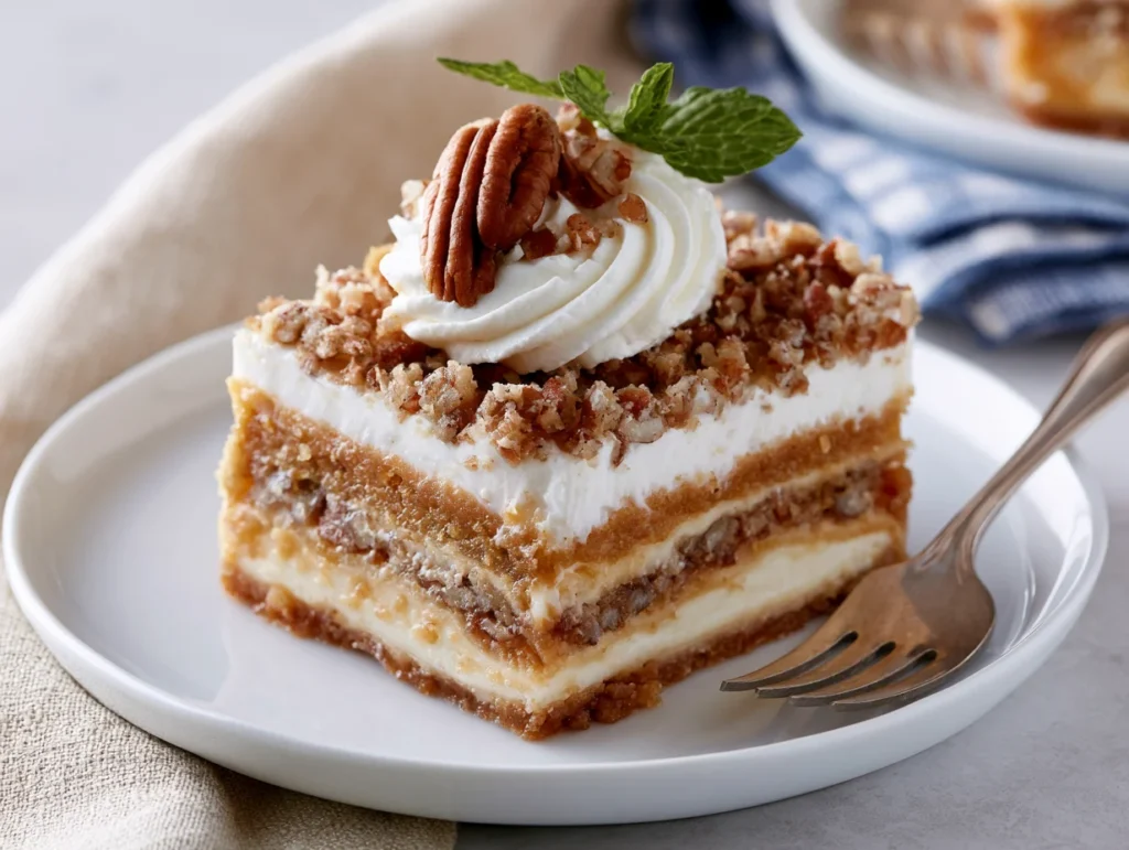 Layered Pecan Pie Lasagna Recipe