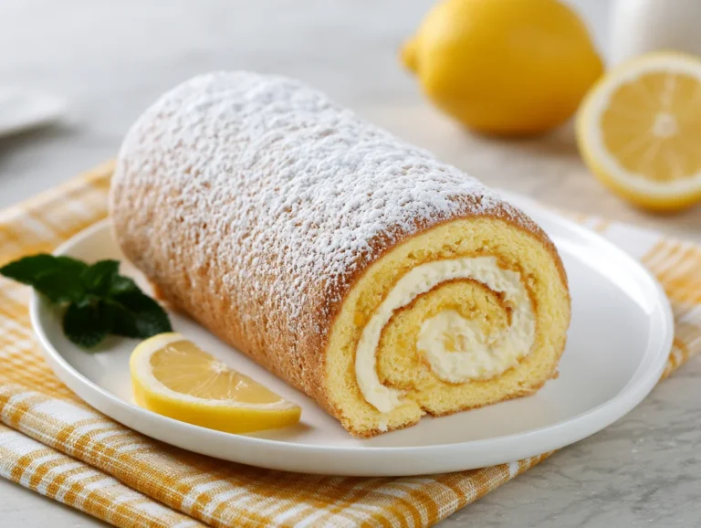 Lemon Roll Cake Recipe
