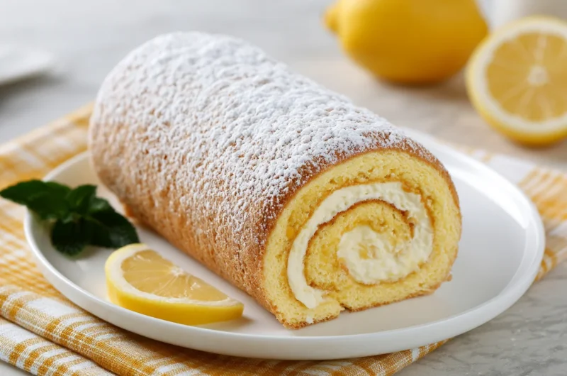 Lemon Roll Cake Recipe