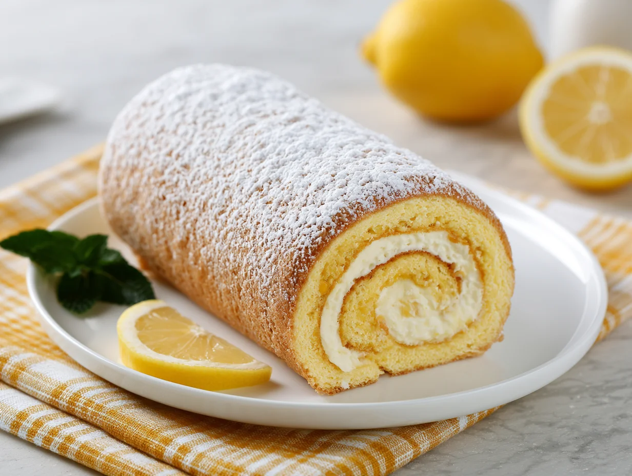 Lemon Roll Cake Recipe