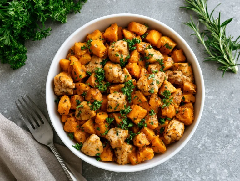 Loaded BBQ Chicken Sweet Potato Bowls Recipe