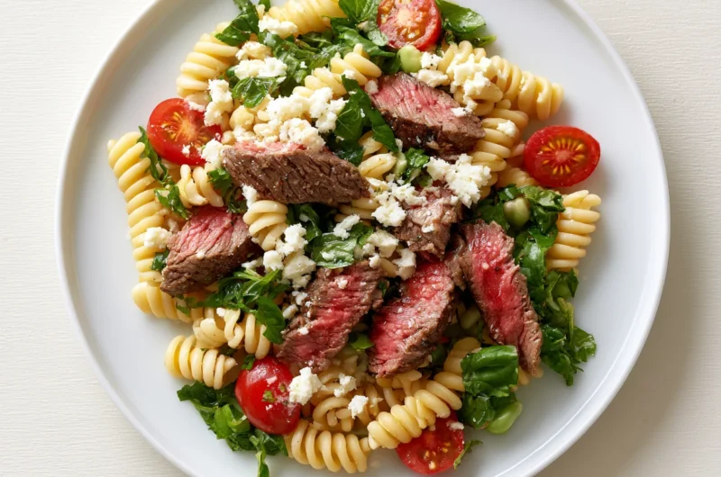 Loaded Steak Pasta Salad Recipe